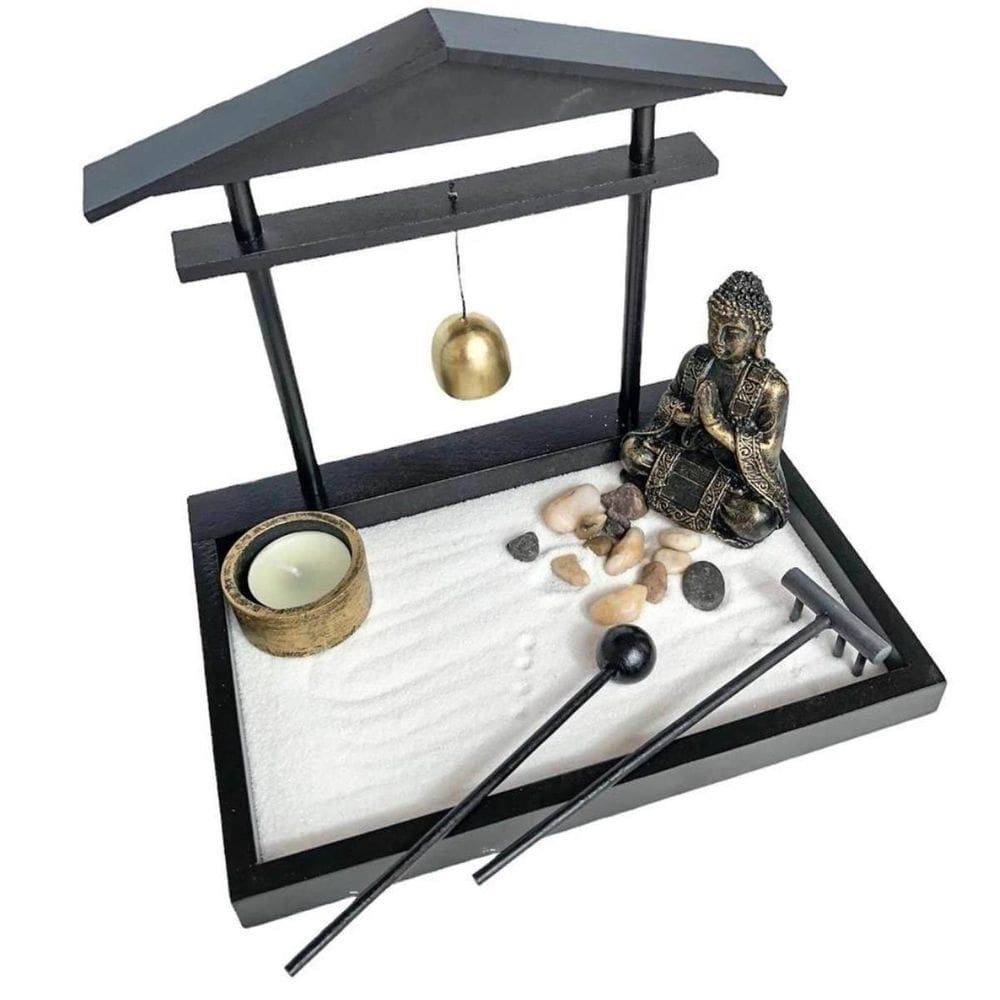 Artigo de Decoração Jardim Japones Enfeite Zen Enfeite Buda Hindu Incensario Feng Shui JZ17897-2