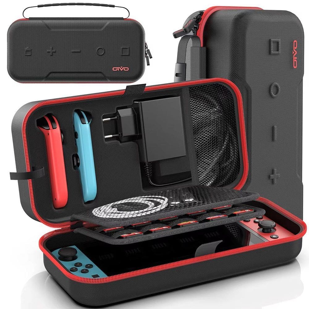 Case Nintendo Switch Oled Estojo Espaço Carregador Oivo