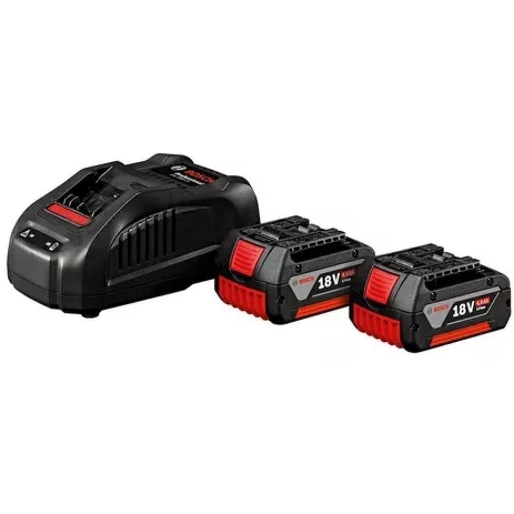 Kit Bosch 2 Baterias Gba 18v 4 Ah + Carregador Gal 1880 Cv 127v