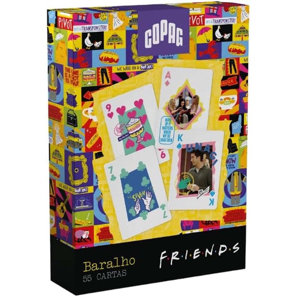 Baralho De Cartas Friends Copag 55 Cartas Edição Especial 30 Anos