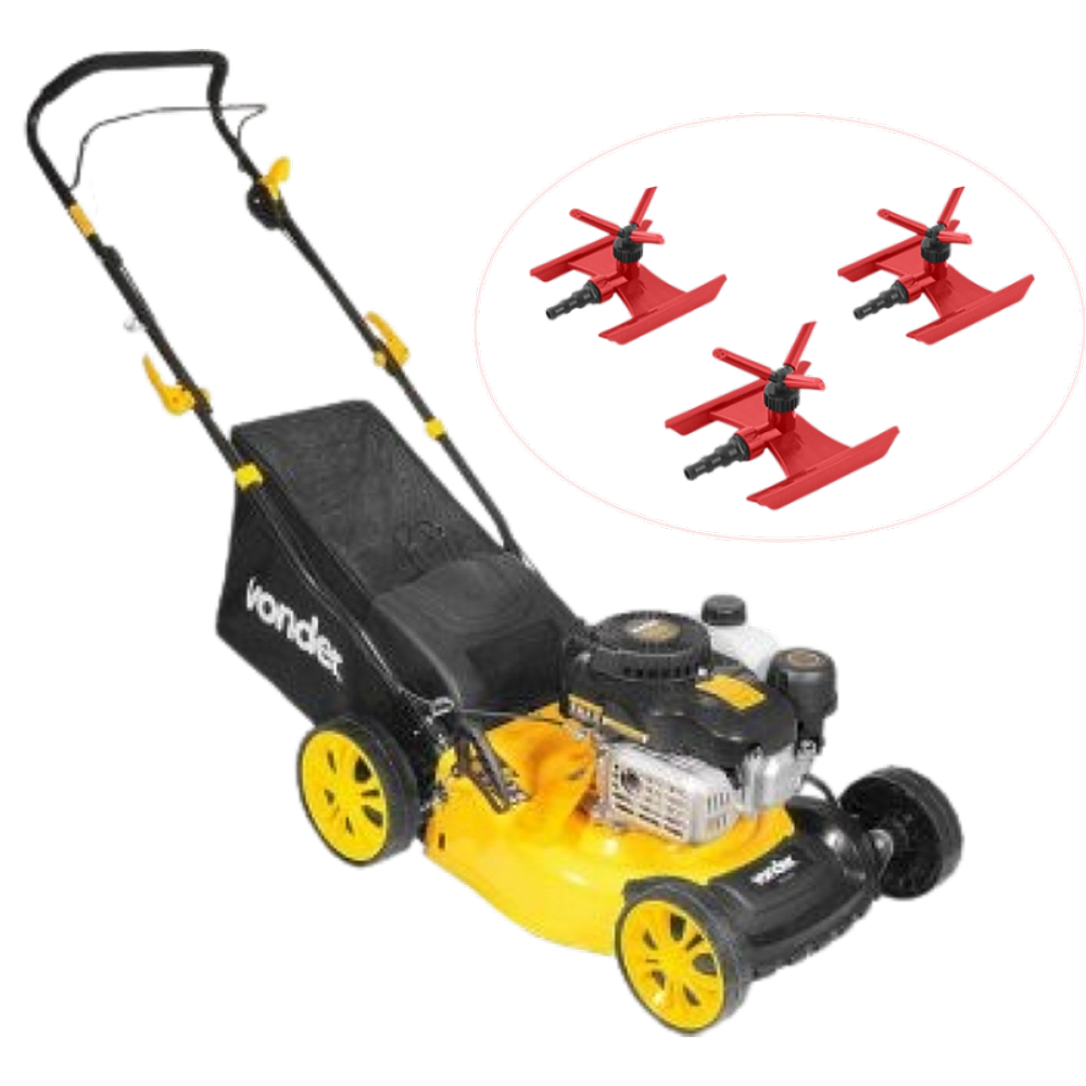 Máquina gasolina cortar grama 16\" MGV 162 VONDER + Irrigador
