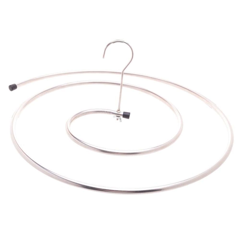 Cabide De Aco Inox Espiral Para Lencois E Toalhas 40Cm
