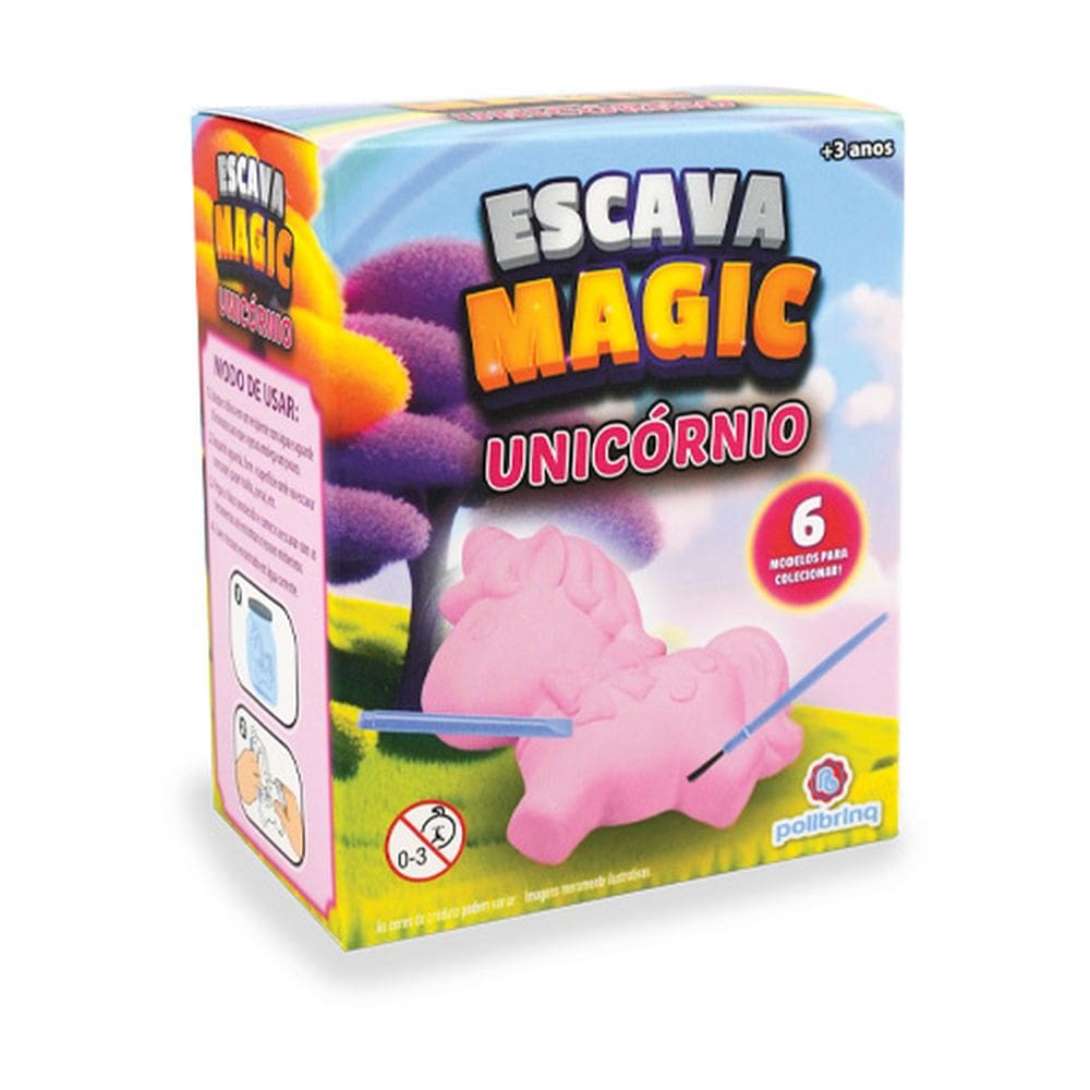 Escava Magic Unicórnio - Polibrinq - AN2402