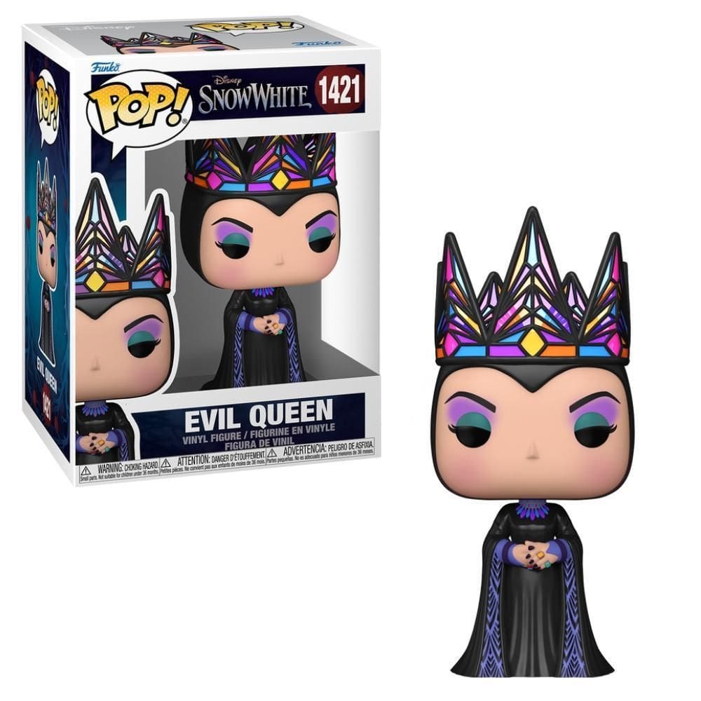 Boneco Funko Pop Disney Branca De Neve Rainha Má Vest Preto