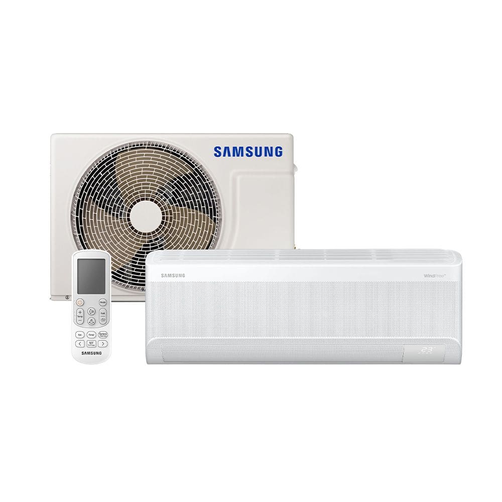 Ar Condicionado Split Hi Wall - Inverter R-32 - Samsung - Windfree Powervolt AI - 12000 Btus - Frio - Bivolt