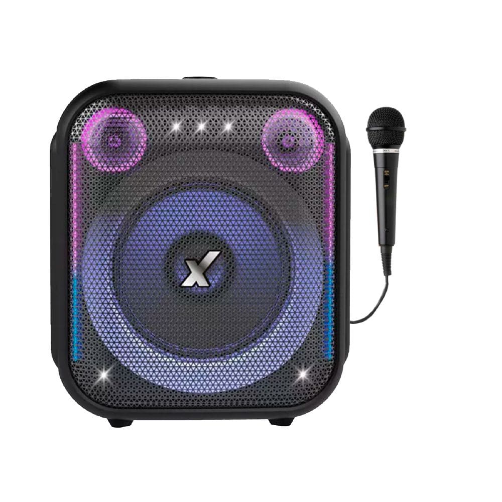 Caixa De Som Portátil Amvox Aca 410 Neon 410w Led Bluetooth-1 Mic