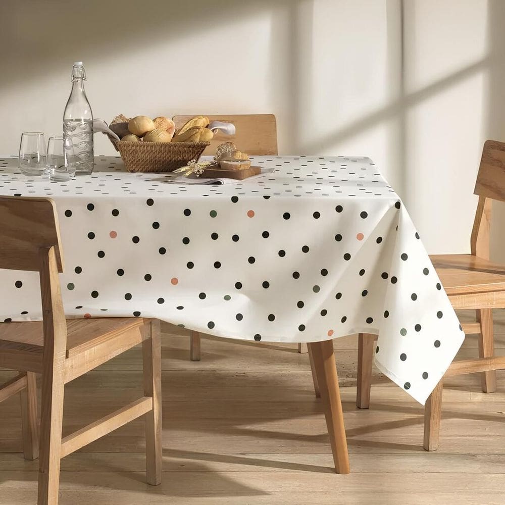 Toalha de Mesa Retangular 6 Lugares Limpa Fácil Döhler Menu