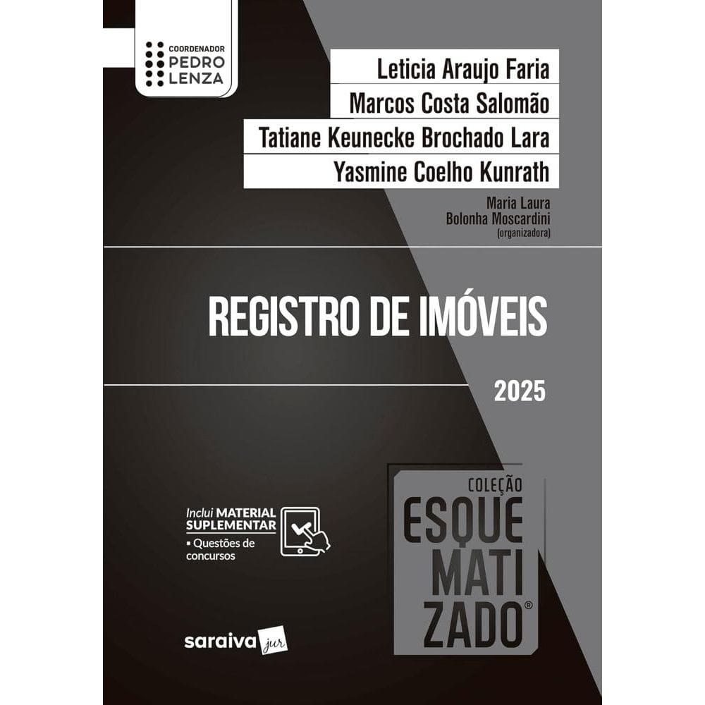 Registro de Imóveis - Coleção Esquematizado - 1ª Edição (2103)