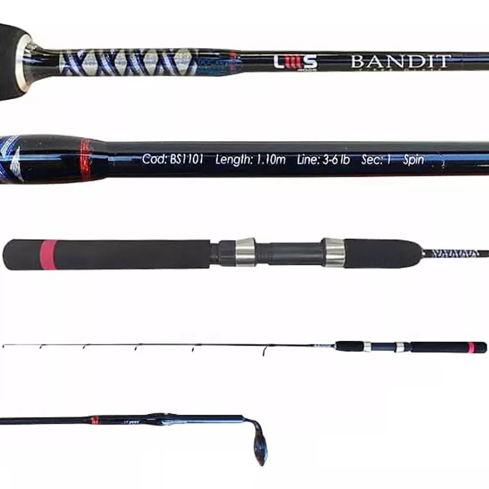 Vara Molinete Lumis Bandit 1.10m-6lbs Ultra Light