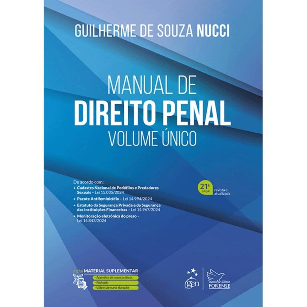 Manual de Direito Penal - Volume Único - 21ª Edição (1403)