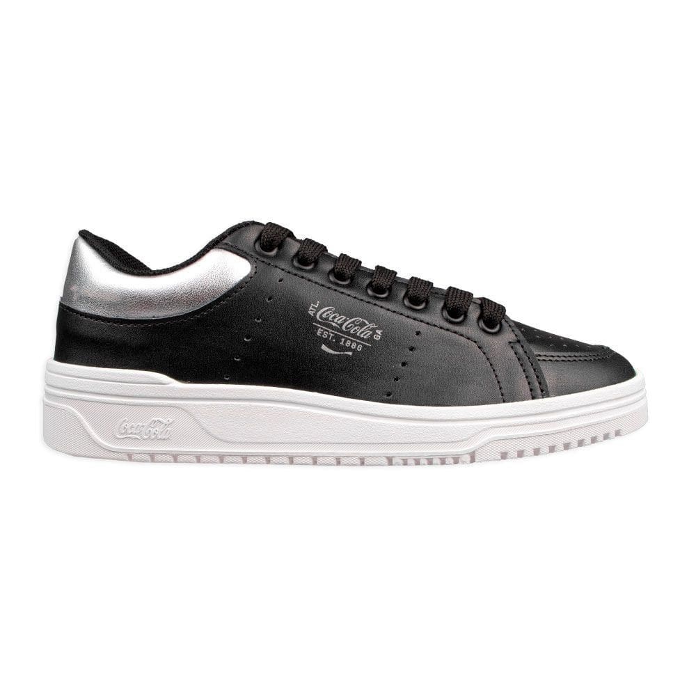 Tênis Coca Cola March Moon Feminino Casual Básico Preto