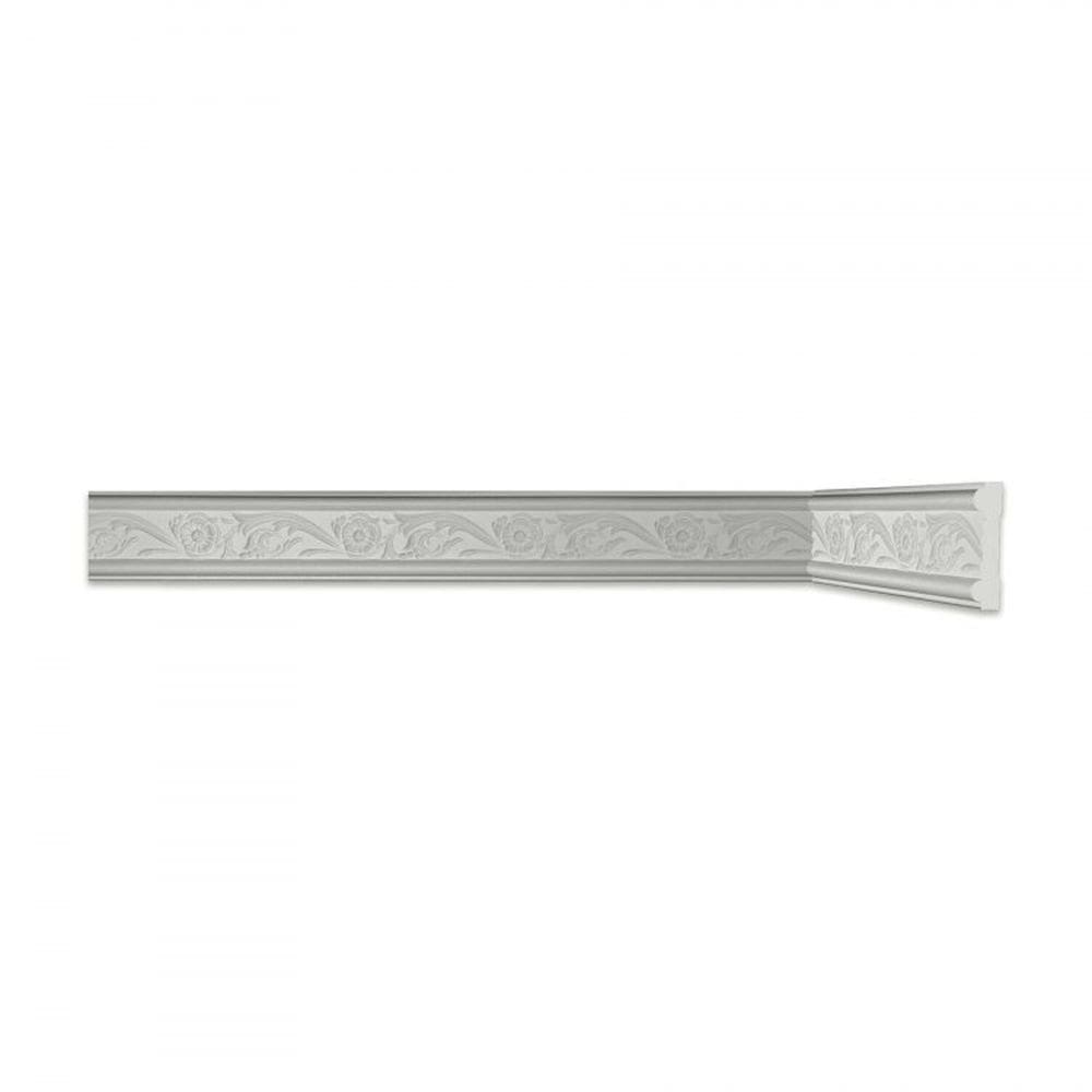 Kit com 3 Barras Roda Meio Hella Perfil de Poliestireno Homestar 6m Branco