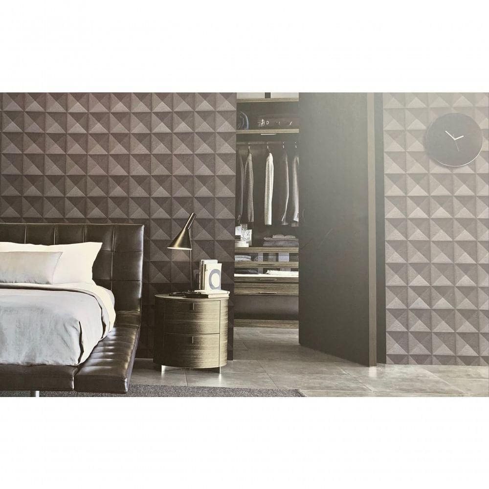 Papel De Parede Beaux Arts 2 Triângulos 3d Ba220065 - Rolo 10m X 0,53m