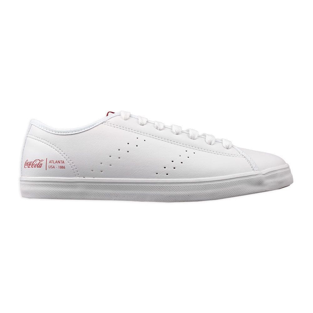 Tênis Coca-Cola Coast Masculino Casual Confortável Branco