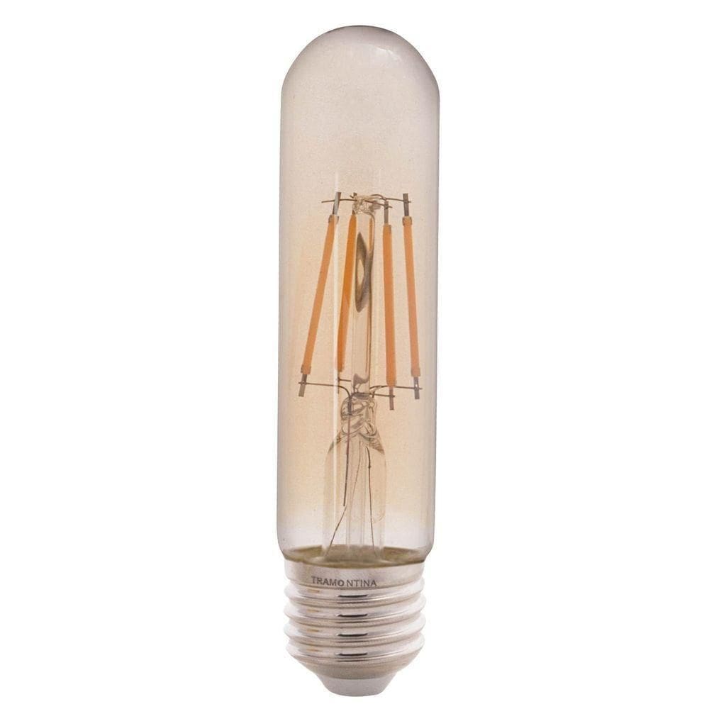 Lâmpada Led De Filamento Tramontina T30 4 W 2200 K Luz Amarela âmbar Tramontina