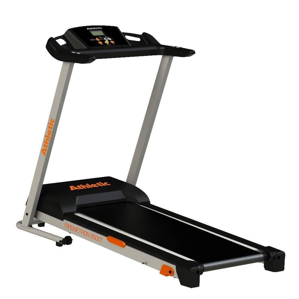 Esteira Athletic Magnetron 3500TMotor 4.0 HPM até 120 kg Bivolt Cinza 03942