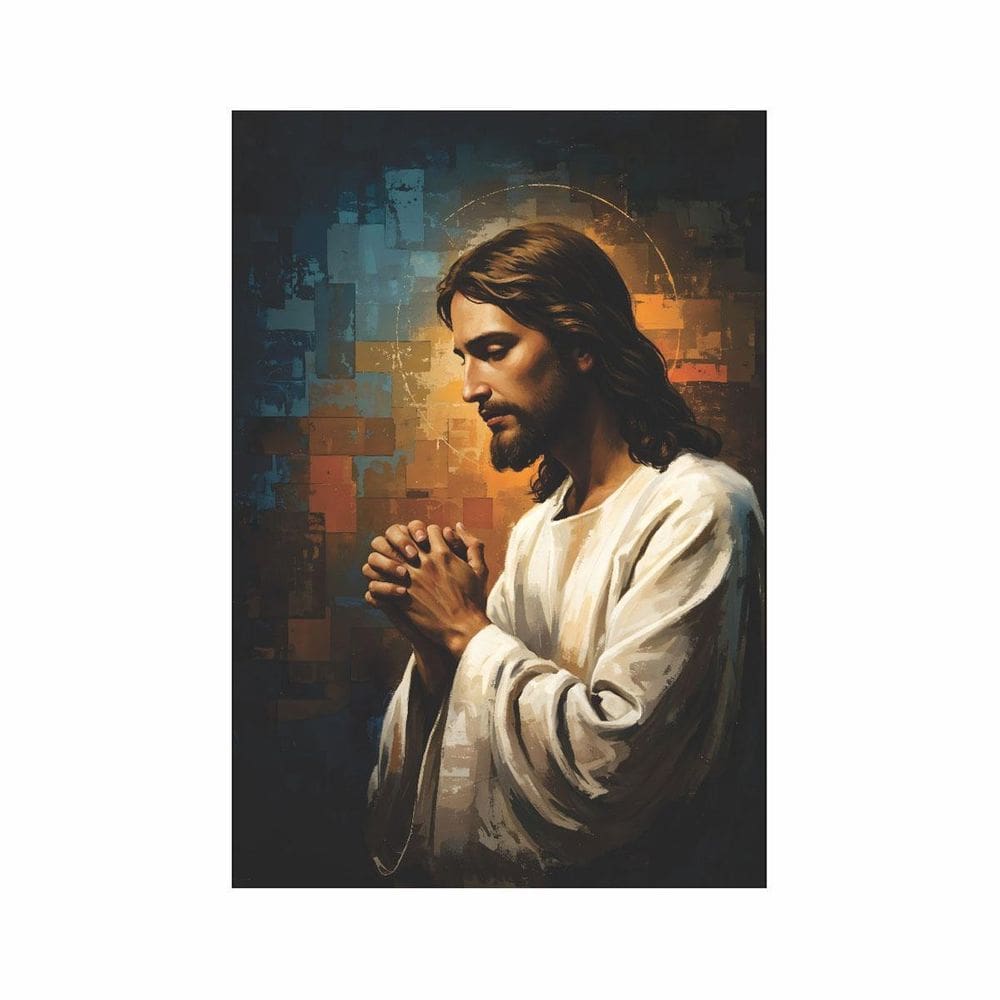 Painel Senhor Jesus Para Quadro Somente Tecido 1,00M X 1,50M