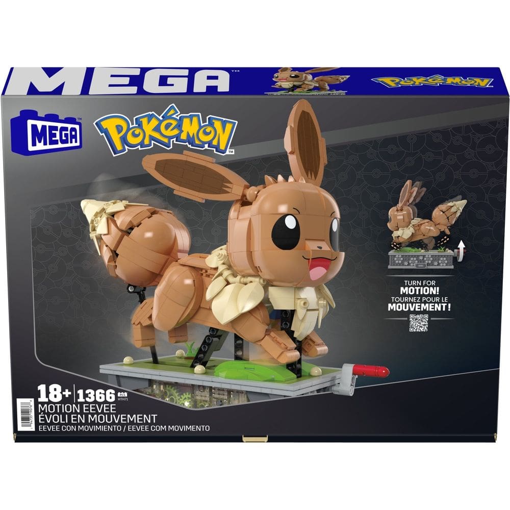 Blocos de Montar Pokemon - Motion Eevee MATTEL