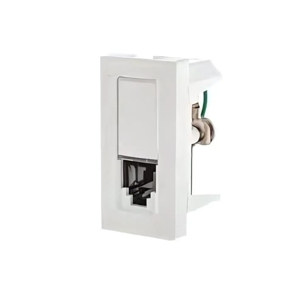 Tomada Telefone RJ11 2FIOS 1M Branca 615011BC