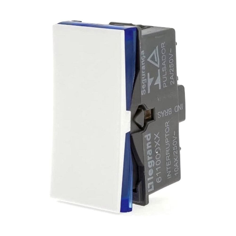 Interruptor Paralel 10A 250V B.parafuso 1M Branca 611001BC