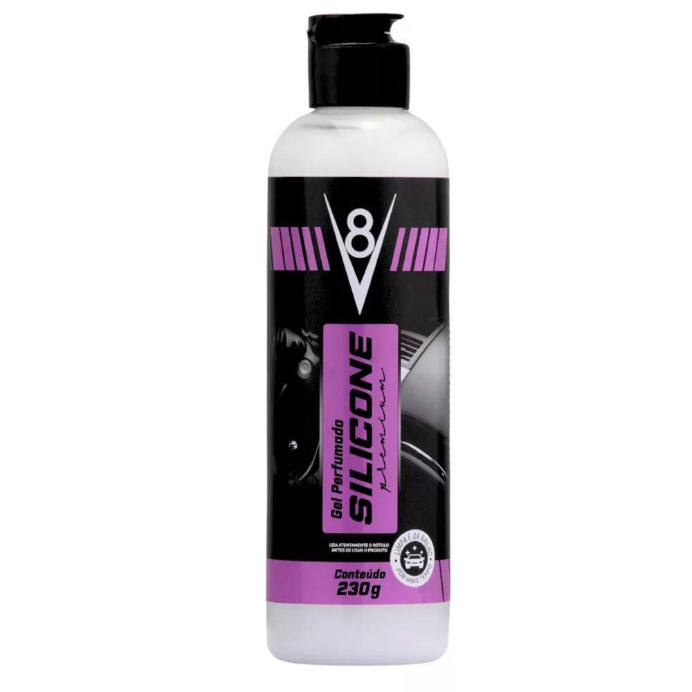 Gel Silicone Finalizador Perfumado Premium Automotivo 230g V8