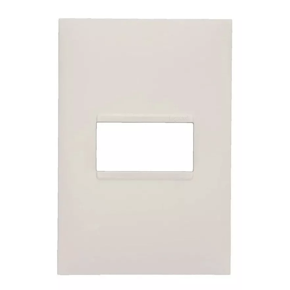 Placa 1 Posto 4X2 Branca 618501BC