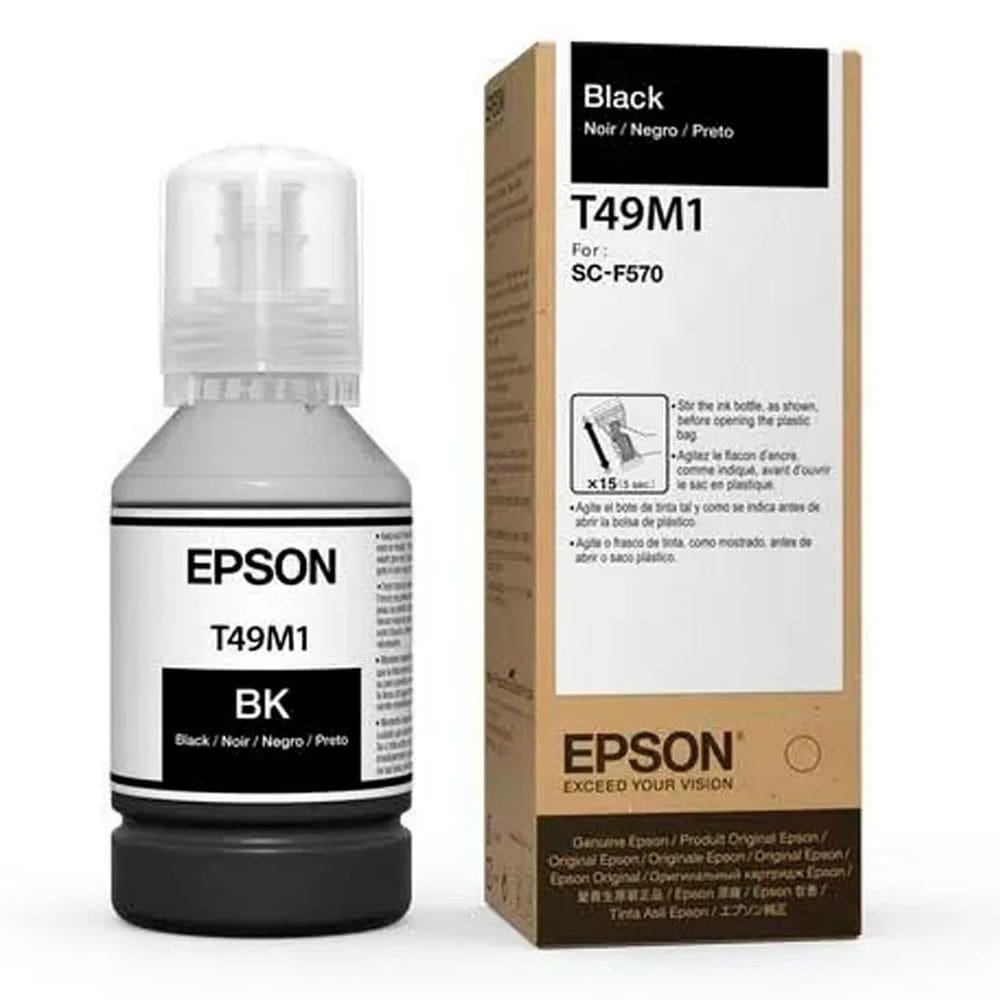 Tinta Ultrachrome DS EPSON Preto - 140 ML - T49M120