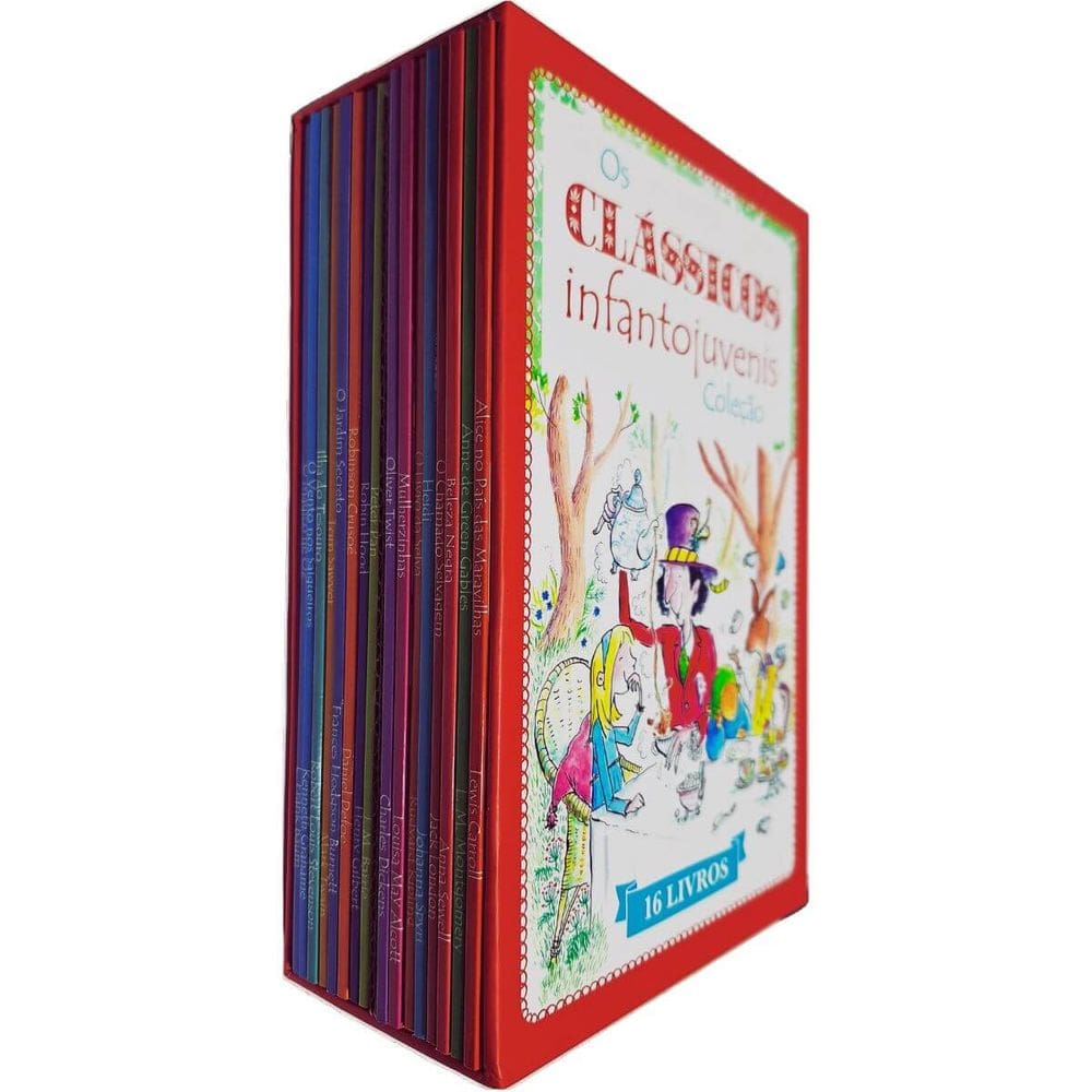 Box Coleção Os Clássicos Infantojuvenis 16 Livros Pé da Letra