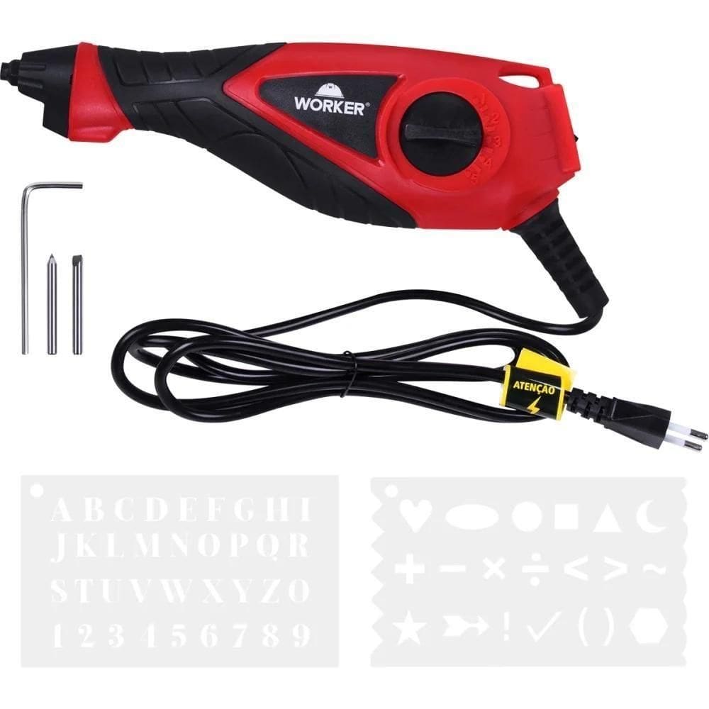 Gravador Elétrico Led 9 Posições Worker 110V