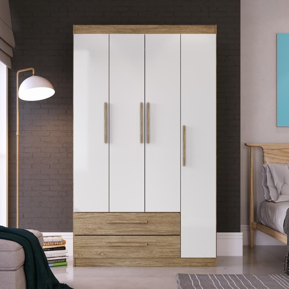 Guarda-Roupa 4 Portas E 2 Gavetas Rp4021 Exclusive Decibal