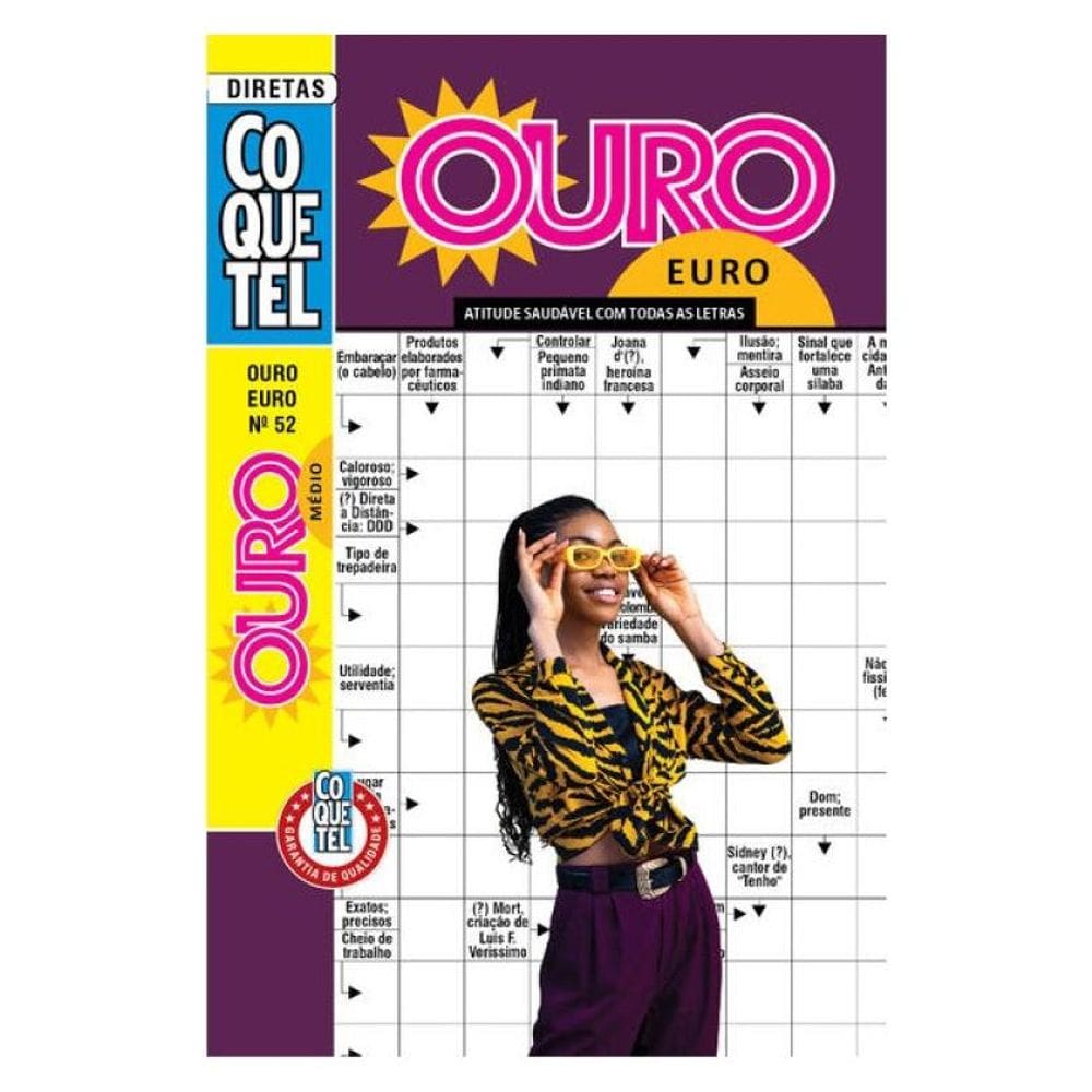 Livro Coquetel Ouro Euro 52