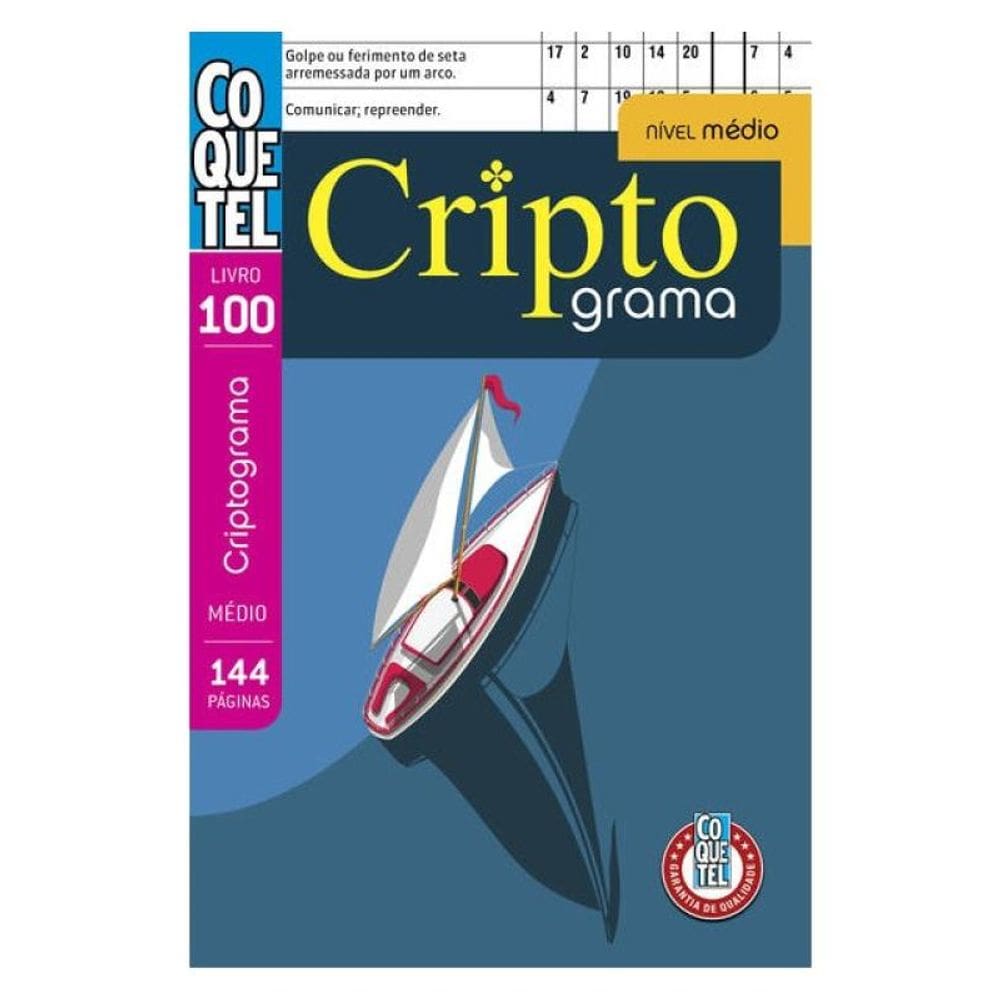 Livro Coquetel Criptograma 100