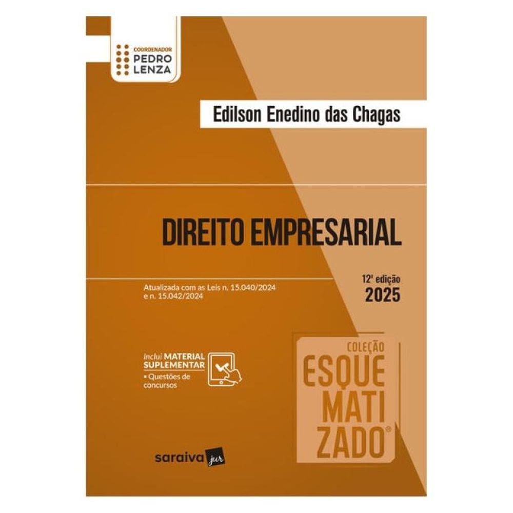 Coleção Esquematizado - Direito Empresarial - 12ª Edição 2025