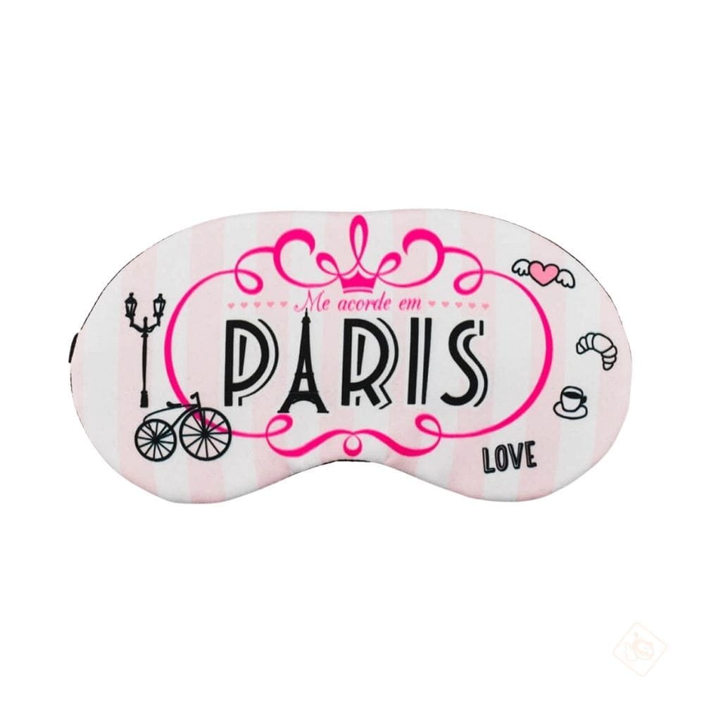 Máscara de Dormir Me Acorde em Paris Love - Taimes