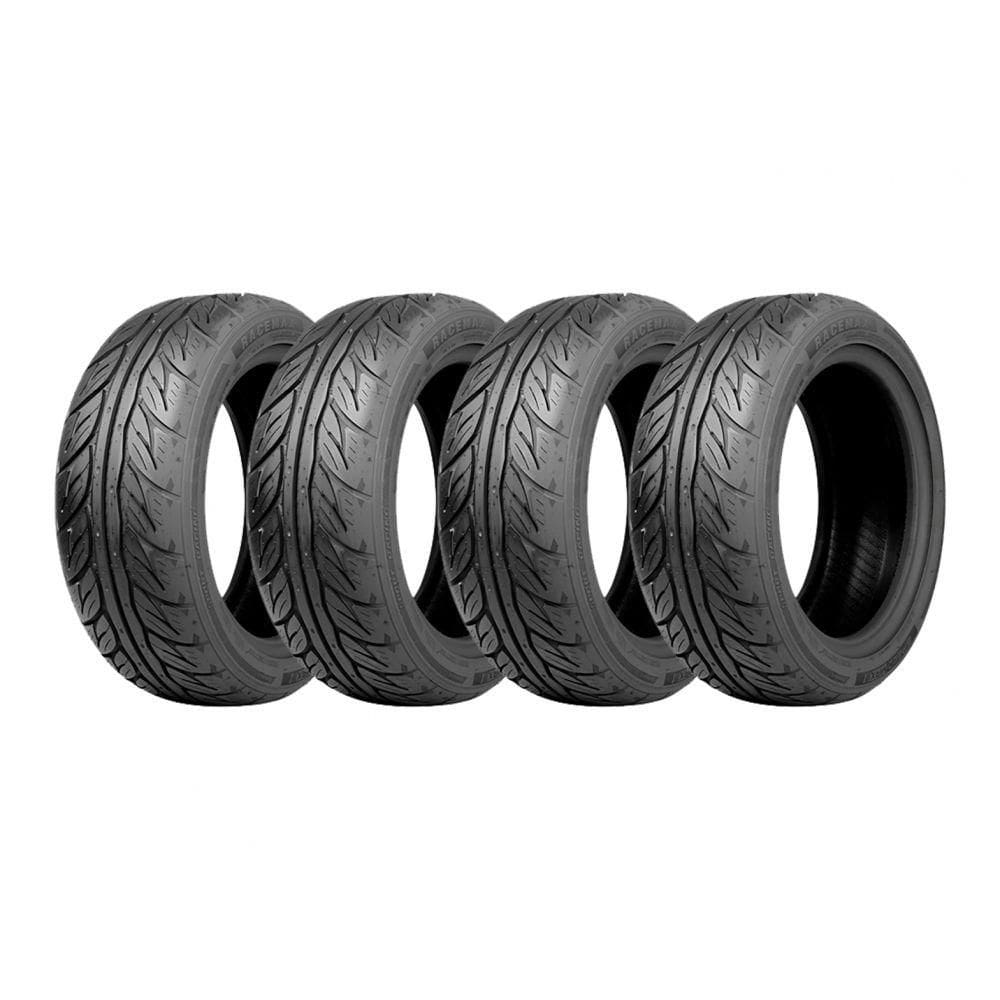 Kit 4 Pneus Speedmax Aro 15 195/55R15 Racemax 85V Semi Click