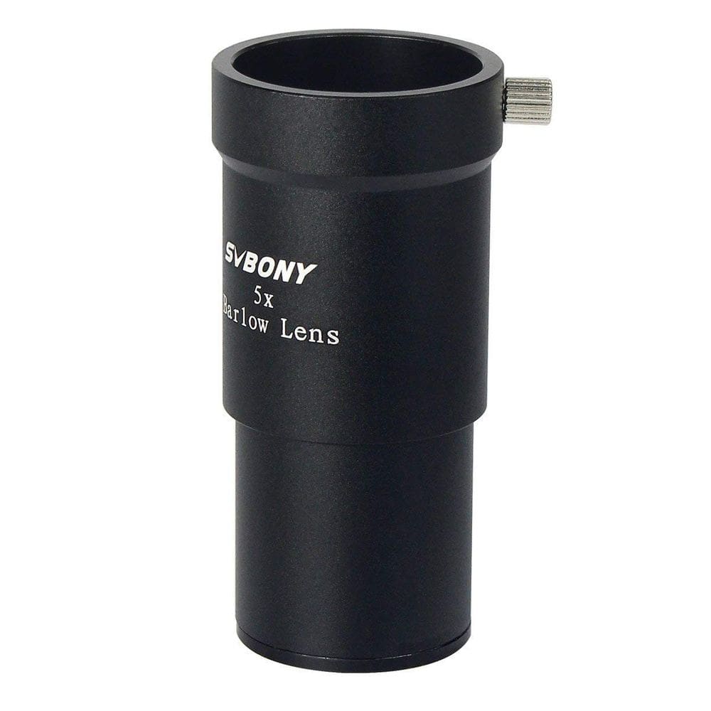 Lente telescópica Barlow SVBONY 5X com ampliação de 1,25"
