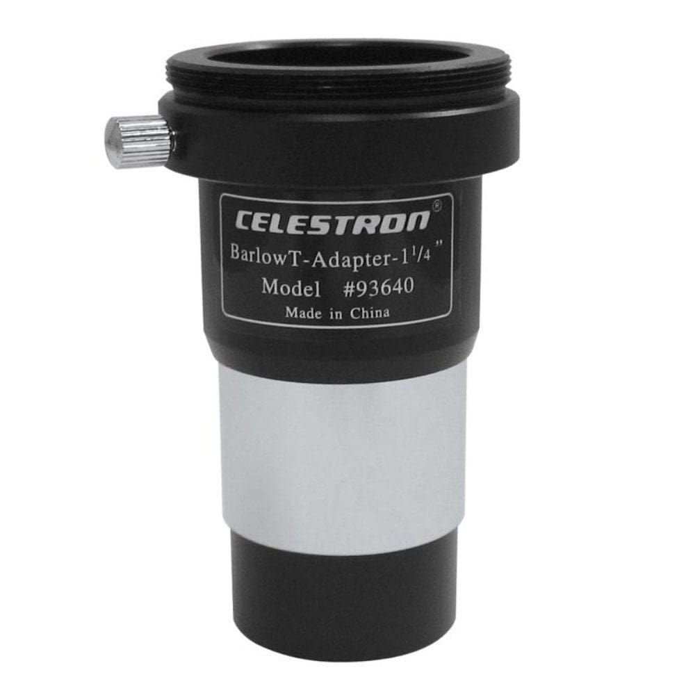 Adaptador de lente de câmara/Barlow Celestron Universal 1.25”