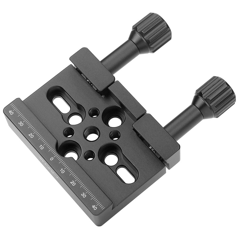Base de montagem em forma de braçadeira telescópica em cauda de andorinha para placa Vixen