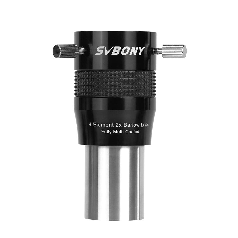 Lente Barlow SVBONY SV216 2X 1,25 polegadas FMC 4-Elements APO