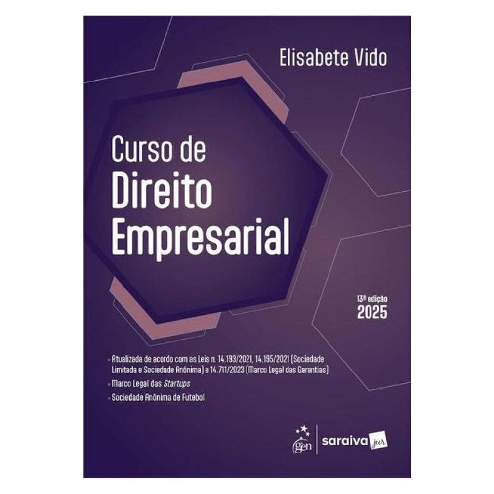 Curso De Direito Empresarial - 13ª Edição 2025