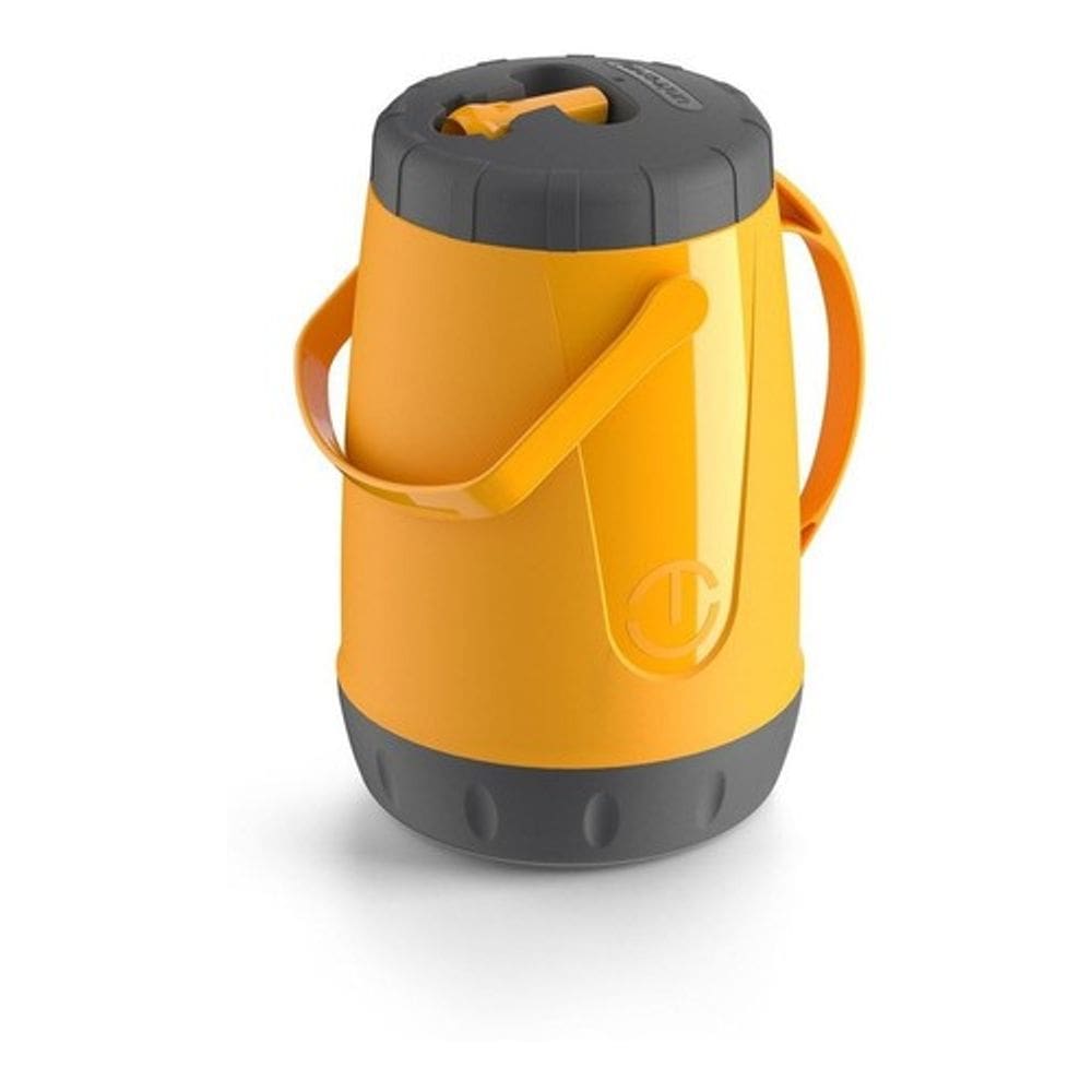 Garrafa Termica Unitermi P/ Agua E Suco 2.5L Yellow Lux