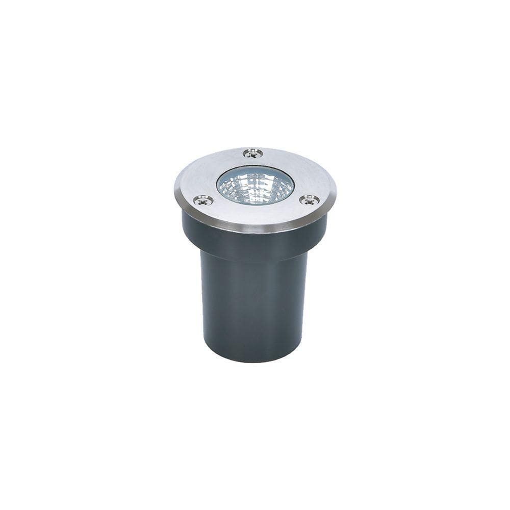 Embutido De Solo Led Astraled Es-6911 5w Bivolt Prata 3000k Luz Amarela 3000k Luz Amarela Es-6911