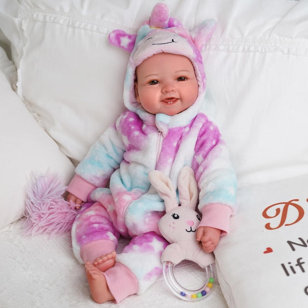 Baby Doll BABESIDE Realistic 43 cm com acessórios de 3 anos ou mais