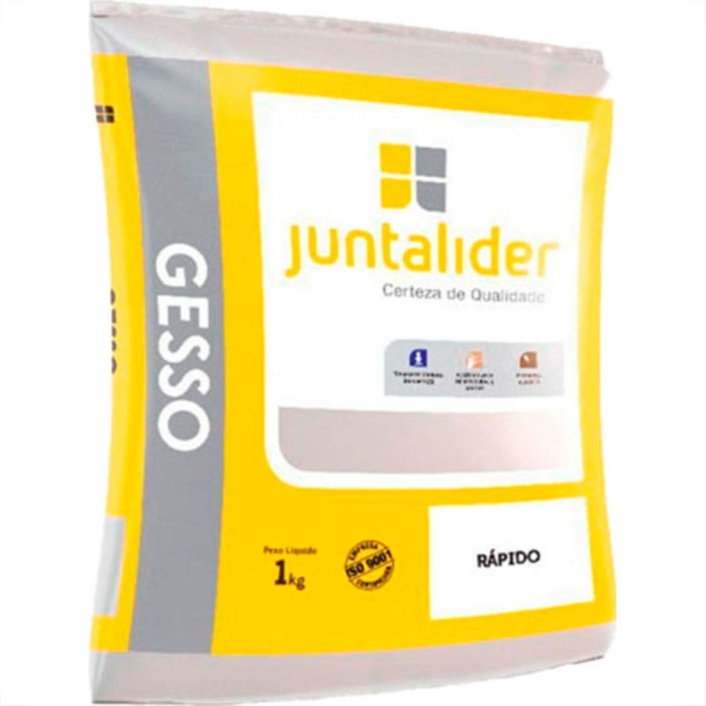 Juntalider Gesso  Secag.Rapida 01Kg - Kit C/20 Kg