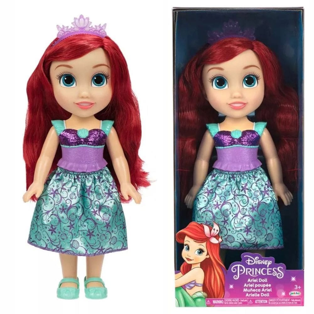 Boneca Ariel Toddler 38cm Articulada Disney Princesas - Multikids