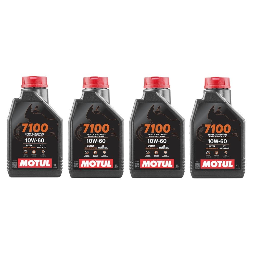 KIT 4x Oleo De Motor Motul 7100 10w60 4t 1l 100% Sintético Ktm Husqvarna