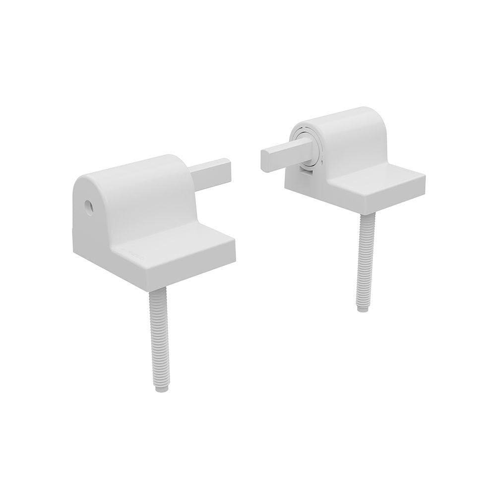 Conjunto De Fixação Para Assento Sanitário Com Fechamento Suave Astra Sc-kit Branco