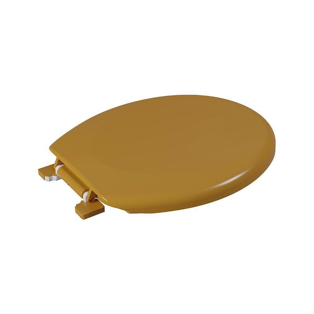 Assento Sanitário Plástico Astra Tar-as Almofadado Reforçado Caramelo