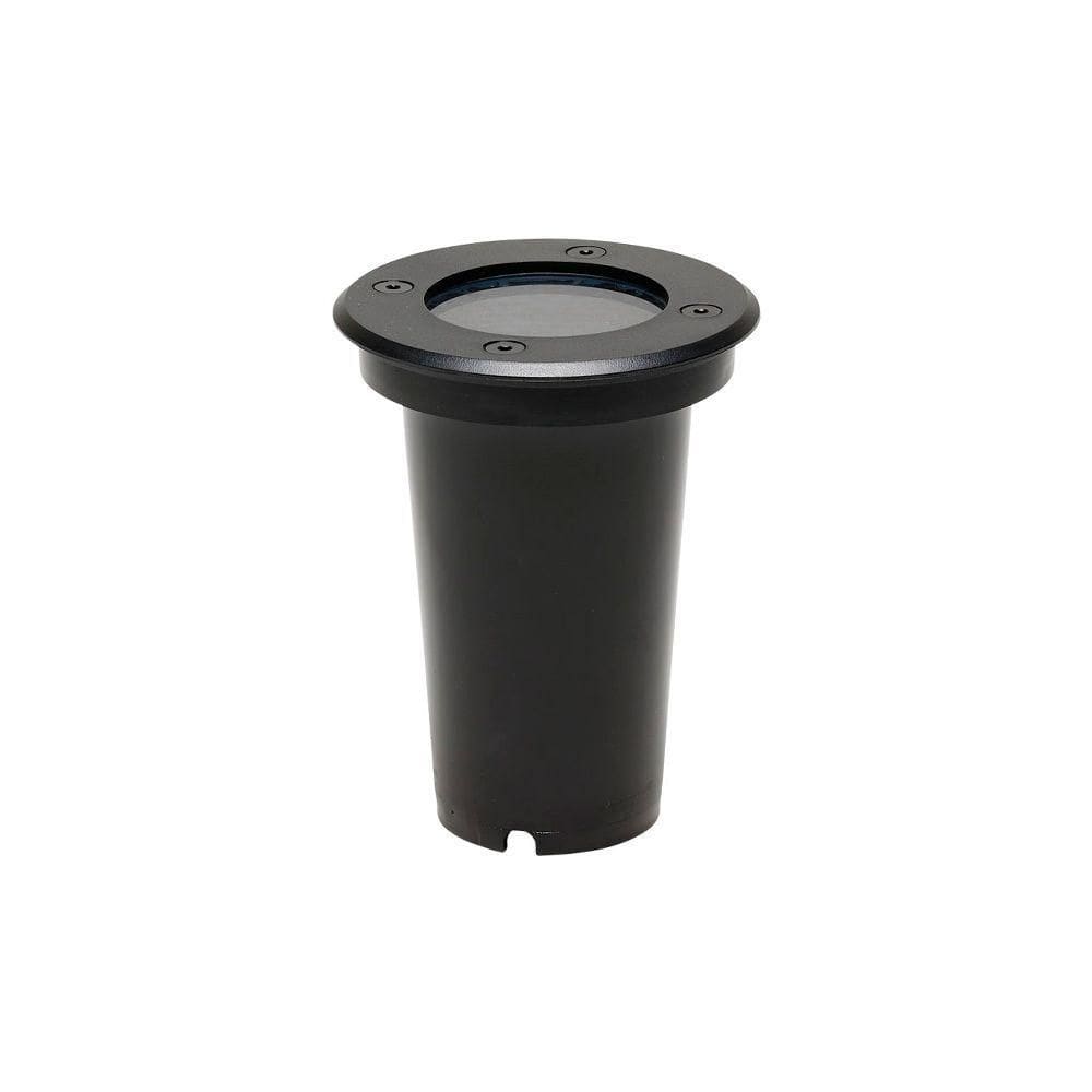 Embutido De Solo Led Save Energy Com Lente Antiofuscante 6w Bivolt Jet Black 2700k Luz Amarela