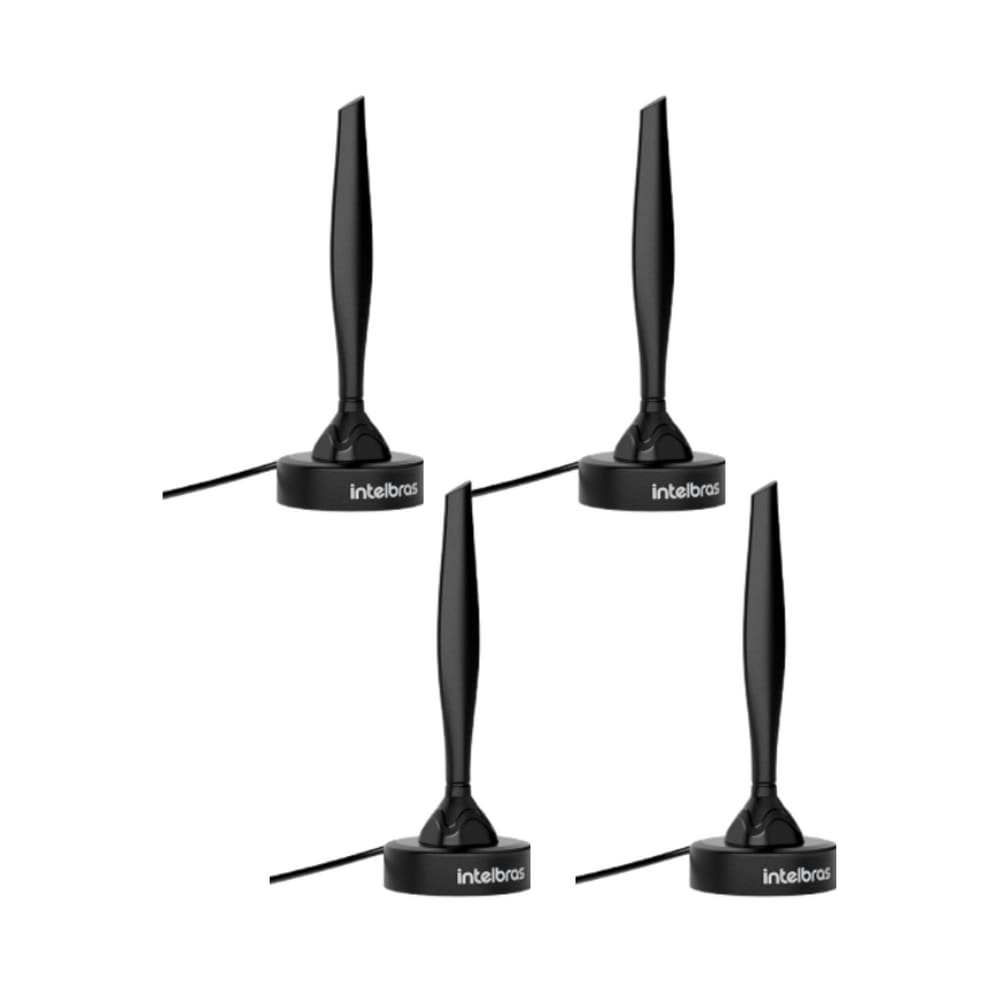 Antena Interna de TV Digital AI 1015 UHF/HDTV Intelbras - 4 Unidades